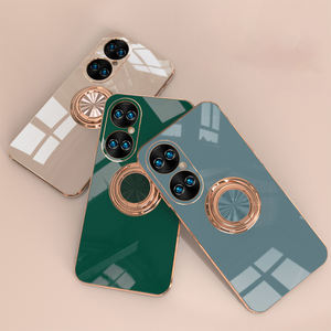 <span class=keywords><strong>Coque</strong></span> de téléphone rigide antichoc pour <span class=keywords><strong>Huawei</strong></span> P50 P40 <span class=keywords><strong>P30</strong></span> nova 8 7 6 7i / nova 7 SE Y8p, porte-<span class=keywords><strong>anneau</strong></span> magnétique galvanoplastie - Product Image 1