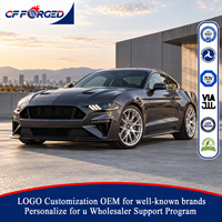 Jantes en alliage forgé monobloc de haute qualité personnalisées de 19, 20 et 21 pouces, couleur argent, 5x114.3, pour Ford Mustang GT Coupé