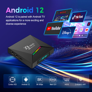GYS TV BOX Z1 <span class=keywords><strong>Max</strong></span> H618 Android 15 <span class=keywords><strong>4K</strong></span> Set Top Box Reproductor Multimedia de 4 Núcleos Smart TV Box Wifi BT Control Remoto - Product Image 4