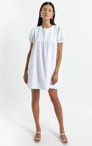 KY Wholesale Soft Cotton Above Knee Mumi <strong>White</strong> Blank Pregnant Round Neck Short Sleeves <strong>Maternity</strong> <strong>Dress</strong> - Product Image 2