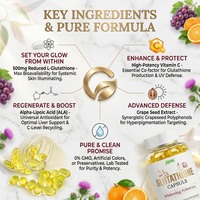 Capsules molles de Glutathion Complexe et Supplément d'Huile de Poisson pour la Santé des Cheveux, de la Peau et des Ongles – Vente en Gros, Marque Privée, Fournisseur OEM/ODM