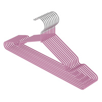 Vente en gros de cintres antidérapants en métal avec trempage en plastique pour adultes et enfants pour le salon, la maison ou la garde-robe