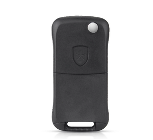 Coque de télécommande de voiture à 2 boutons de remplacement pour <span class=keywords><strong>Porsche</strong></span> <span class=keywords><strong>Cayenne</strong></span> 2003 + Coque de télécommande pliable à lame HU66 non coupée - Product Image 4