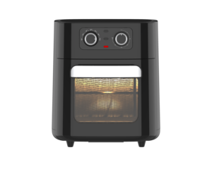 Friteuse à air électrique mécanique sans huile 10L, contrôle numérique, antiadhésive PTFE, économie d'énergie, pour la maison - Product Image 4