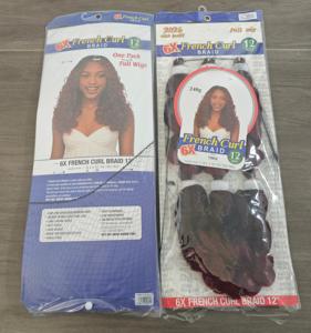 <span class=keywords><strong>Capelli</strong></span> Ricci Francesi all'Ingrosso 6X 12 Pollici 240g, Trama Singola Liscia per <span class=keywords><strong>Trecce</strong></span> Africane ed Extension - Product Image 5