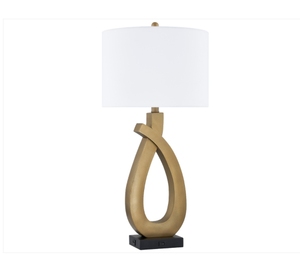 Elegante Lámpara de Mesa de Noche de Aluminio de 18 Pulgadas con Recubrimiento de Polvo Blanco, Duradera, Moderna, para Restaurante, Hotel, Bar, Decoración del Hogar, Eléctrica - Product Image 4
