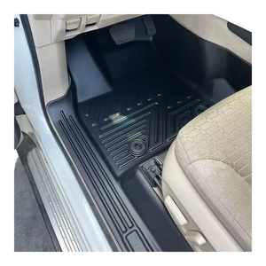 露露双层脚垫定制标志高品质防污通用汽车地板垫易于清洁汽车地板垫 - Product Image 3