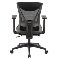 Chaises de bureau exécutives ergonomiques pivotantes à dossier moyen en maille pour gestionnaires et personnel - Vente en gros