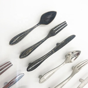 Poignées de couteaux d'armoires de <span class=keywords><strong>cuisine</strong></span> modernes poignées de fourchettes de tiroir poignée de cuillère de <span class=keywords><strong>porte</strong></span> en alliage de Zinc - Product Image 2