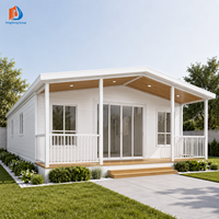 Solución Llave en Mano con Alto Retorno de la Inversión, Casa Contenedor Expandible Moderna de 20 pies, 30 pies, 40 pies, Casas Prefabricadas