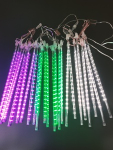 50cm Festival pluie paysage lumière de noël jardin LED guirlandes lumineuses chute météore neige Led douche <span class=keywords><strong>Homelight</strong></span> - Product Image 3