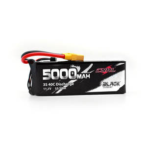 Batteria nera di lipo di serie 5000mah 11.1v 3s 40c di cnhl con la spina xt90 - Product Image 3