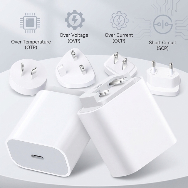 Universal Wall Type c Mobile Phone Fast Charger 20 30 w for apple iphone 17 16 15 14 13 12 11 Pro Max X 20w Usb Pd Plug Adapter