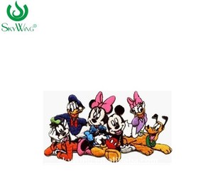 Nhà máy trực tiếp giá cô gái xinh đẹp thêu vá với thạch vải vải và nhựa phong cách sắt-on cho trang trí - Product Image 4