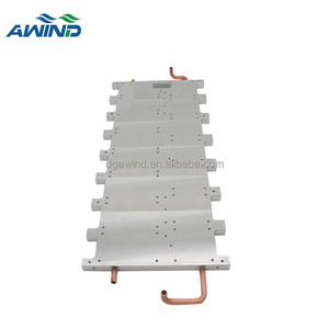 Placa de refrigeración líquida sellada personalizada, disipador de calor frío y agua de tubería de cobre, 200mm - Product Image 4