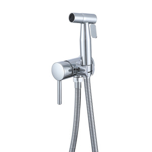 Juego de Pistola Rociadora para Bidé Bingtao, Cobre Electrochapado Negro, Colector de Agua Fría y Caliente, Alta Presión, para Limpieza del Baño - Product Image 5
