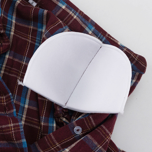 <span class=keywords><strong>Camicia</strong></span> <span class=keywords><strong>a</strong></span> <span class=keywords><strong>Quadri</strong></span> <span class=keywords><strong>Rossa</strong></span> e Blu in Poliestere e Cotone con Bottoni, Manica Lunga, Stile Vintage per <span class=keywords><strong>Donna</strong></span>, Nuova Tendenza Primavera 2026 - Product Image 6
