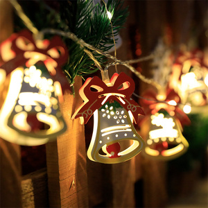 Luci a Led appese di <span class=keywords><strong>natale</strong></span> decorazione dell'albero di <span class=keywords><strong>Natale</strong></span> per la casa <span class=keywords><strong>buon</strong></span> <span class=keywords><strong>natale</strong></span> pupazzo di neve alce Babbo <span class=keywords><strong>Natale</strong></span> lanterne stringa - Product Image 4