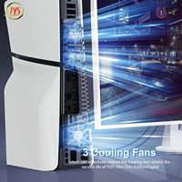 Ventilateur de refroidissement avec lumière LED pour console PS5 Slim Système de refroidissement efficace