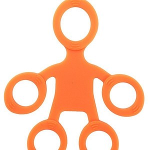 Entraîneur de doigts en silicone en forme humaine, sangle de traction, balle de préhension en TPE pour l'entraînement de la force des mains, équipement d'exercice - Product Image 1