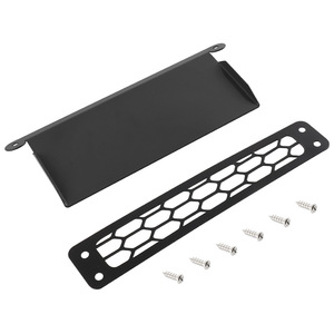 Déflecteur de fenêtre de voiture en alliage d'aluminium, diffuseur avant noir, installation facile, compatible Volkswagen - Product Image 1