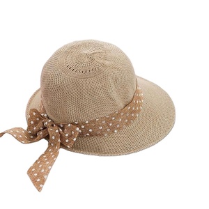 Mode féminine protection solaire visière petit chapeau de pêche loisirs voyage plage tricot chapeau - Product Image 4