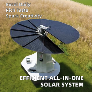 Sistema Solar de Seguimiento Panorámico Inteligente de Triple Eje con Batería, Generador de Energía Exterior de 1.45KW 1.4KW, Eje Fijo P - Product Image 5