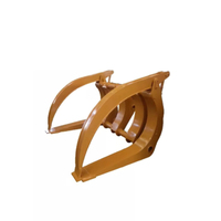 Accessori per pale gommate di alta qualità benna per erba con pinza per erba per pala gommata 2T-9T di tutte le marche