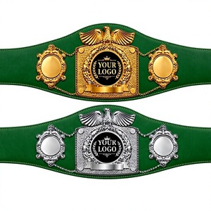 Ceinture de championnat avec logo personnalisé, ceinture de championnat en cuir MMA, ceinture de championnat de baseball, ceinture d'arts martiaux personnalisable - Product Image 1