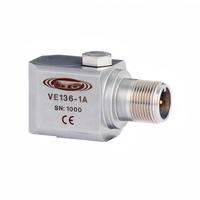 Capteur de vitesse piézoélectrique CTC VE136-1A de marque originale, sensibilité 500 MV/in/sec, source de tension 18-30VDC, boîtier en acier inoxydable 316, -50°C