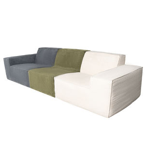 أريكة مكعبة وحدات 3 مقاعد رمادية خضراء بيضاء مضغوطة غرفة المعيشة أريكة فوم - Product Image 1