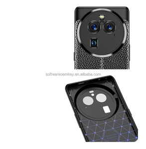 Coque arrière en cuir à motif de litchi ultra mince de luxe coque de téléphone d'origine antichoc pour <span class=keywords><strong>OPPO</strong></span> <span class=keywords><strong>FIND</strong></span> X6 Pro - Product Image 4