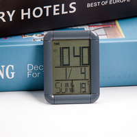 Mini réveil LCD rectangulaire date de la semaine température bureau petite et mignonne étude de bureau polyvalente