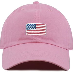 Gorra de Béisbol Personalizada de Fábrica, Sin Aranceles, con Bordado de la Bandera Americana, 100% Algodón Premium, Ajustable, para Papá - Product Image 4