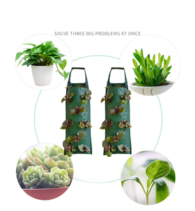 Sacs <span class=keywords><strong>de</strong></span> culture suspendus pour fraises et tomates <span class=keywords><strong>de</strong></span> jardin, pots <span class=keywords><strong>de</strong></span> plantes, conteneurs non tissés pour jardin vertical, sacs <span class=keywords><strong>de</strong></span> culture suspendus pour plantes - Product Image 5