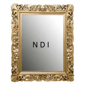 Hot Selling Product Bathroom <b>Wall</b> Mount Decorative <b>Round</b> Metal <b>Wall</b> <b>Mirror</b> Golden Finishing Handmade Designer <b>Wall</b> <b>Mirror</b> - Product Image 2