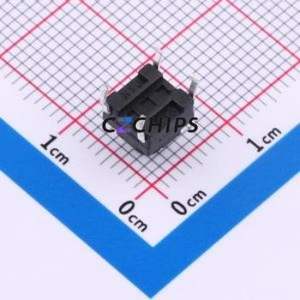 KH-6X6X7H-TJ-FS Tactile Switch Through hole Component (THT),6x6mm Switch 6mm 6mm 7mm - Product Image 2