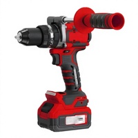 Perceuse à percussion sans fil sans balais 20V 4.0Ah, mandrin 13mm, 160N.m pour le perçage du bois, de l'acier et du béton, logo personnalisé OEM