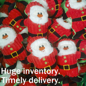 Noel peluş özel toptan interaktif gıcırtılı hareket yıkılmaz zenginleştirme Pet köpek çiğnemek oyuncak seti - Product Image 3