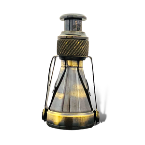 Télescope monoculaire en laiton, finition antique, observation maritime vintage, jumelles nautiques, décoration d'intérieur, objet de collection, cadeau - Product Image 1