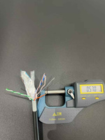 Câble réseau extérieur Wonny Cat6, paire torsadée blindée, 305 m, câble Ethernet, câble LAN pour caméra CCTV PoE