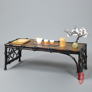 Bamboo Geometric Lace Tatami Tea <b>Table</b> Low Chinese Style Coffee <b>Table</b> Guizhou Origin YY0704 - Product Image 2