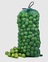 Zak met een trekkoord voor hout, aardappelen, uien, rood, oranje, geel of groen.
