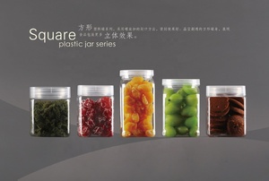 <span class=keywords><strong>1000ml</strong></span> Pet nhựa lưu trữ lọ với grip xử lý nửa Gallon rỗng vuông lọ với miệng rộng nắp cho kẹo lưu trữ - Product Image 6