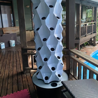 2025 nouvelle tendance soins sains intérieur NFT systèmes de culture hydroponique maison verticale jardin tour planteur avec lumière LED