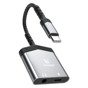 Adaptateur audio Type-C 2-en-1 de haute qualité pour <span class=keywords><strong>iPhone</strong></span> 3,5 mm Musique & Adaptateur de charge rapide 60W pour téléphones mobiles KAXINSI KJ-68 - Product Image 1