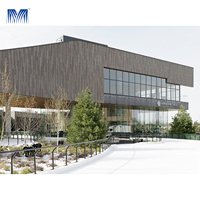 Mur-rideau en aluminium isolé de haute qualité, résistant aux intempéries, ignifuge, anti-corrosion, avec ombrage et ventilation