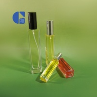 Vente en gros de bouteilles de parfum rectangulaires vides de luxe personnalisées atomiseur bouteilles de parfum en verre bouteille de parfum 15ml 30ml 50ml 100ml