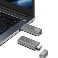 Kit HDMI Inalámbrico TX+2RX, 164 Pies/50 Metros, Plug & Play 1080P Full HD, Compatible con Laptop, Cámara, Proyector, HDTV