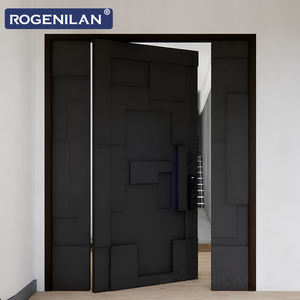 ROGENILAN Portes <span class=keywords><strong>d</strong></span>'<span class=keywords><strong>entrée</strong></span> principales en aluminium sur mesure, gravées en 3D, anti-effraction, pour villa - Product Image 2